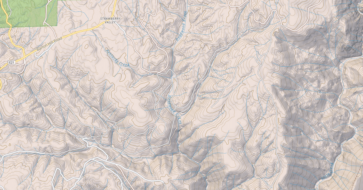 Map preview of PETERSON RIDGE