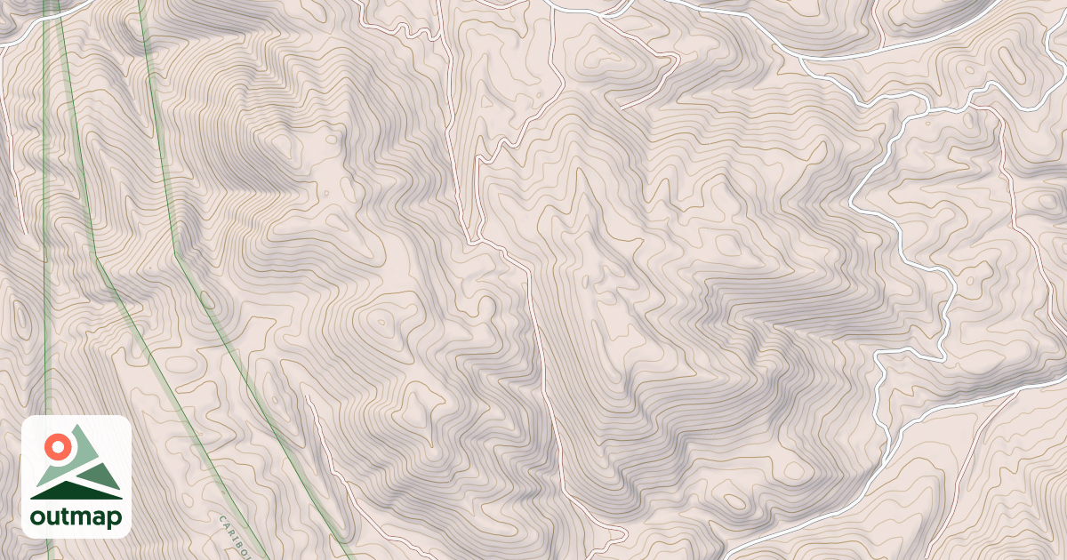 Map of ASPEN RANGE-MIDDLE SULPHUR