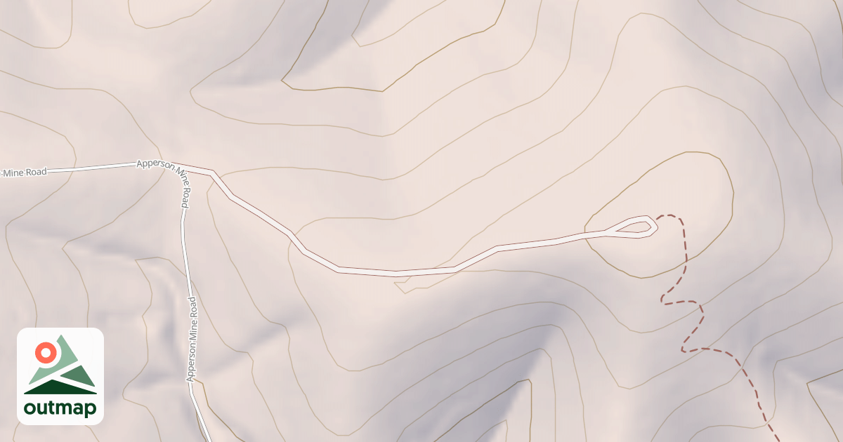 Map of BUCKINGHAM PEAK