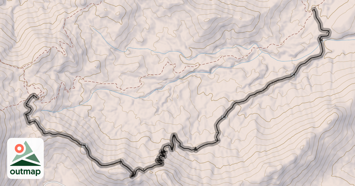 Map of High Ridge Trail