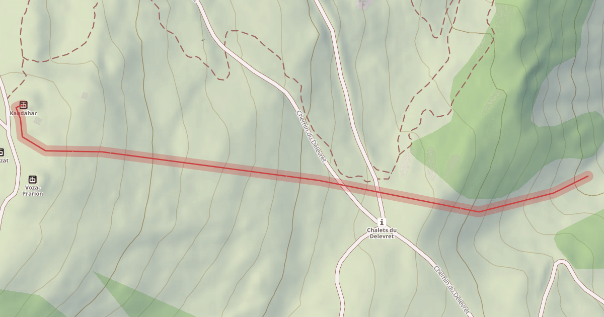 Map preview of Kandahar Supérieur La Cassure