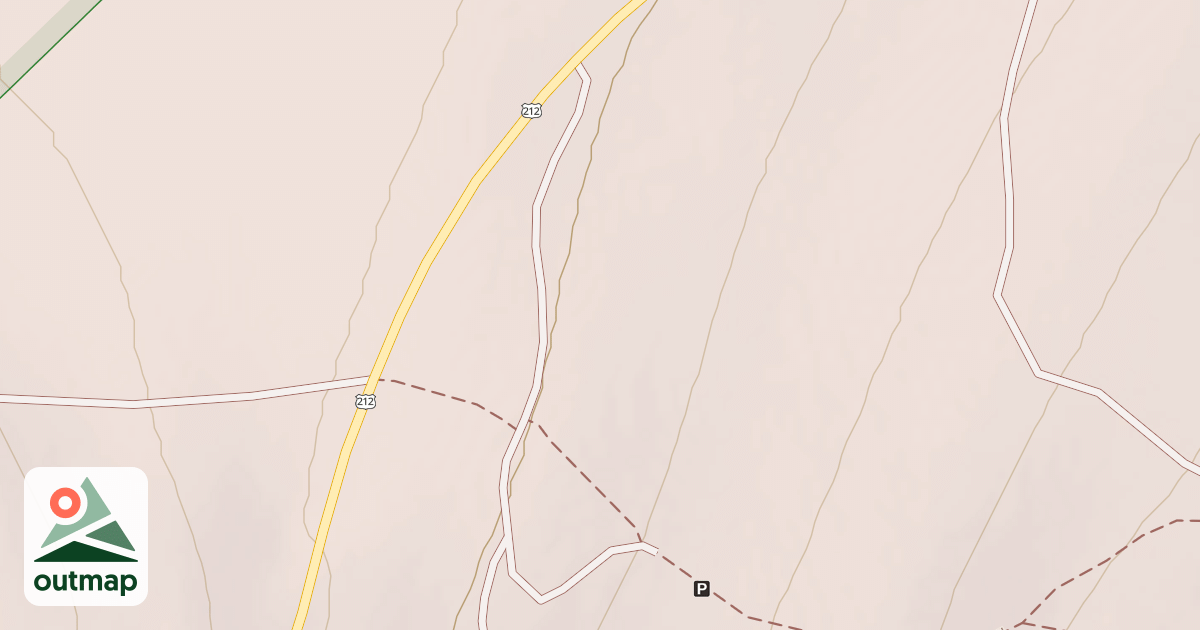 Map of LINE CREEK TRAILHEAD