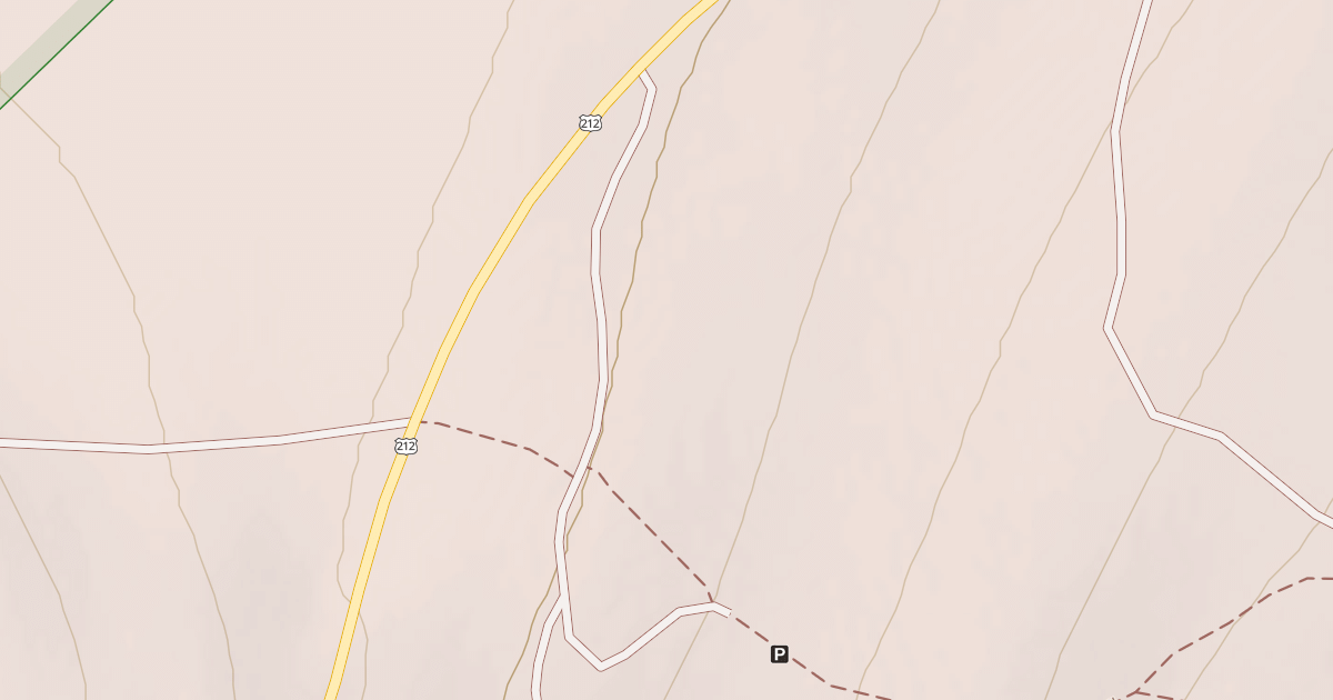 Map preview of LINE CREEK TRAILHEAD