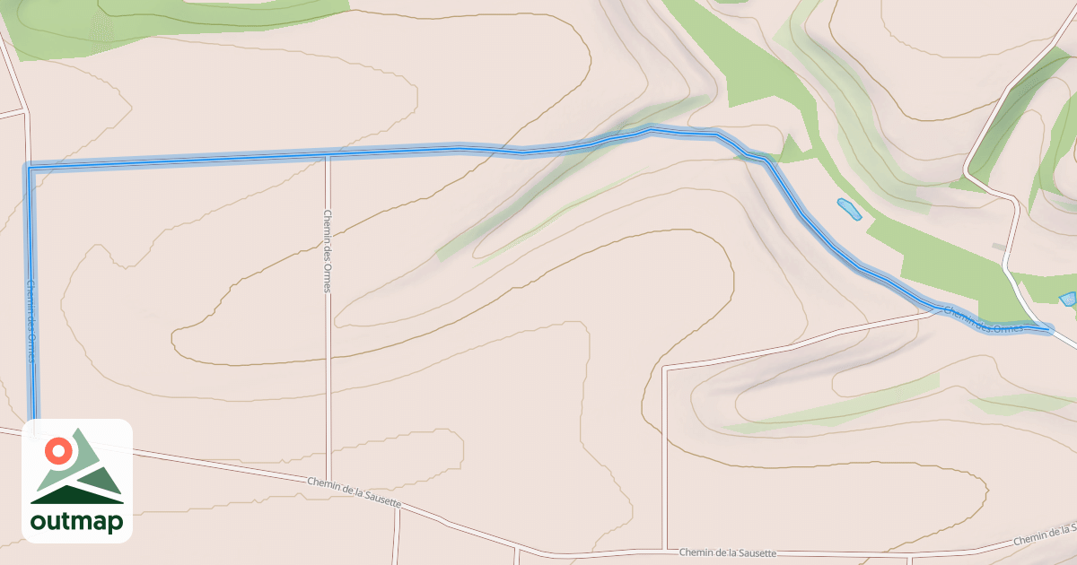 Map of Chemin des Ormes