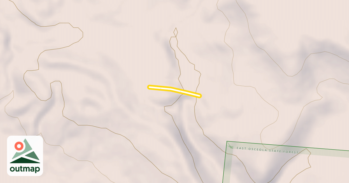 Map of Hogs Back Trail