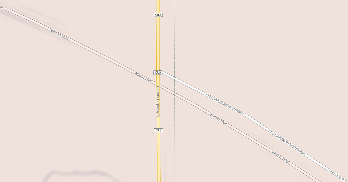 Map preview of Wilton Trails Northwest