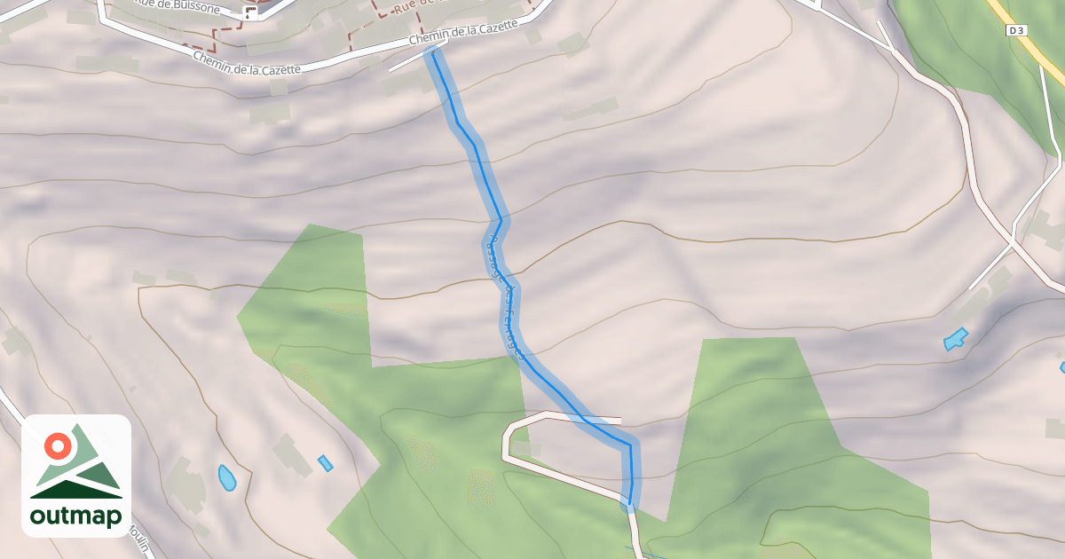 Map of Passage des Ferrages