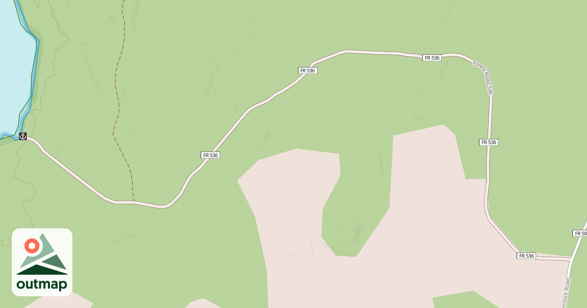 Map of FR 536