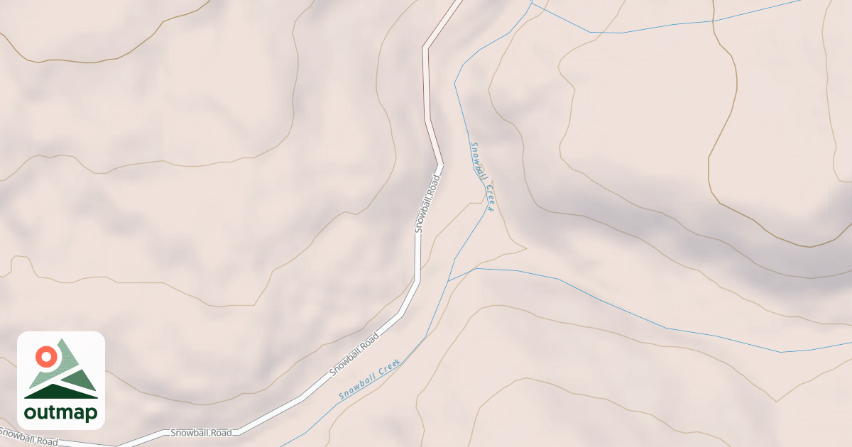 Map of SNOWBALL CRK B