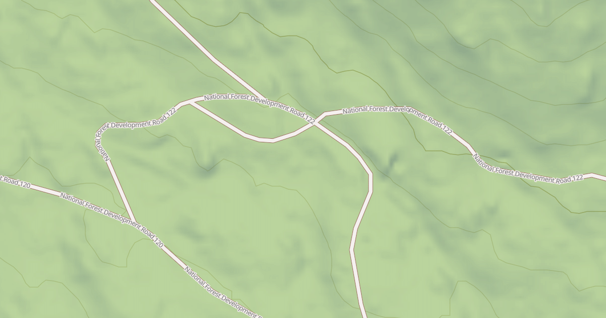 Map preview of USFS Motor Vehicle Use Map Roads {7ADD5CED-8404-4C6D-9BC9-93C61190E0CF}