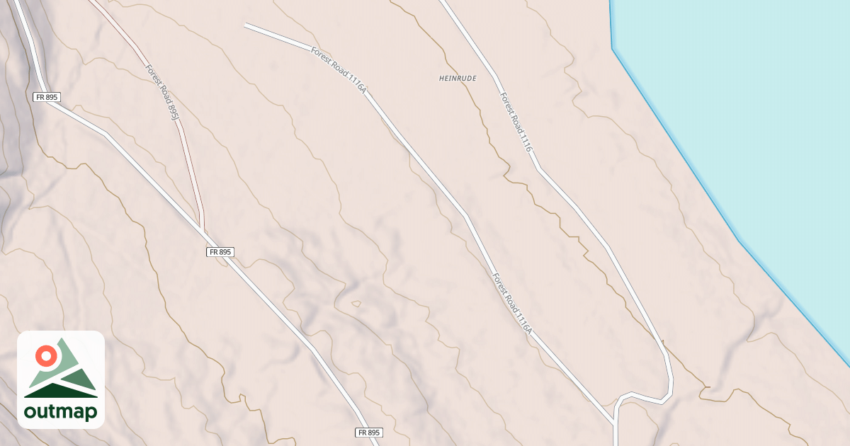 Map of HEINRUDE HOMESITES A
