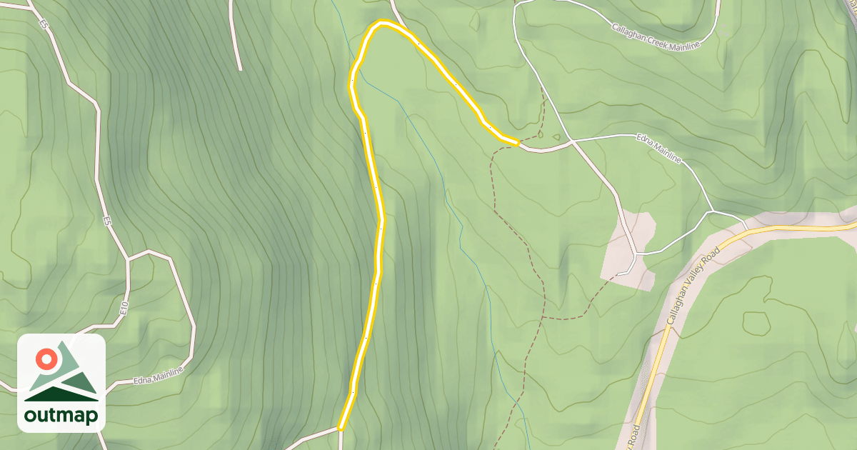 Map of Edna Mainline