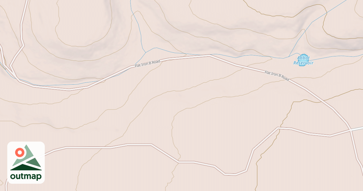 Map of FLAT IRON B