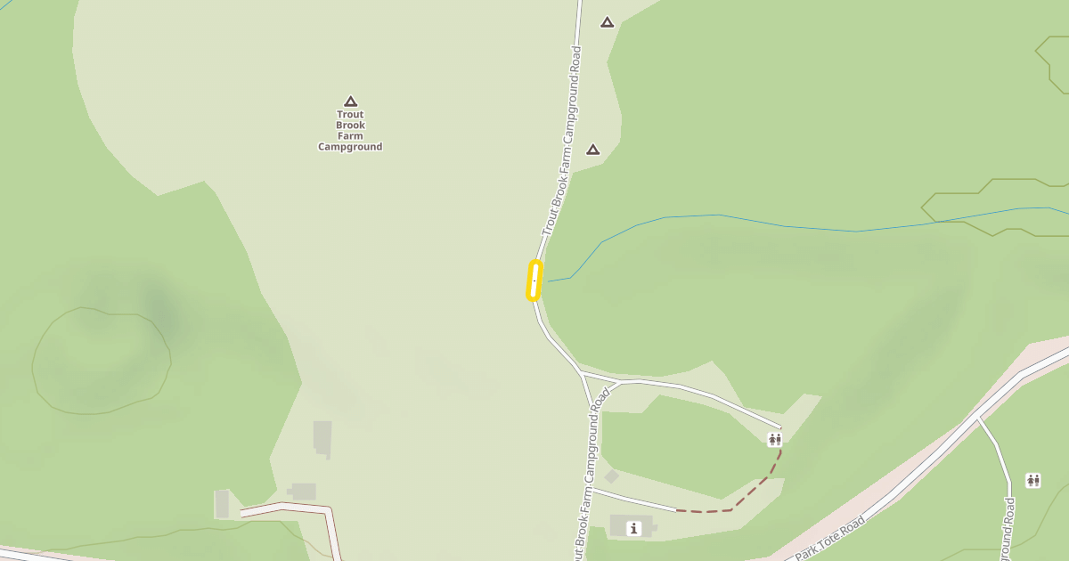 Map preview of Trout Brook Farm Campground Road