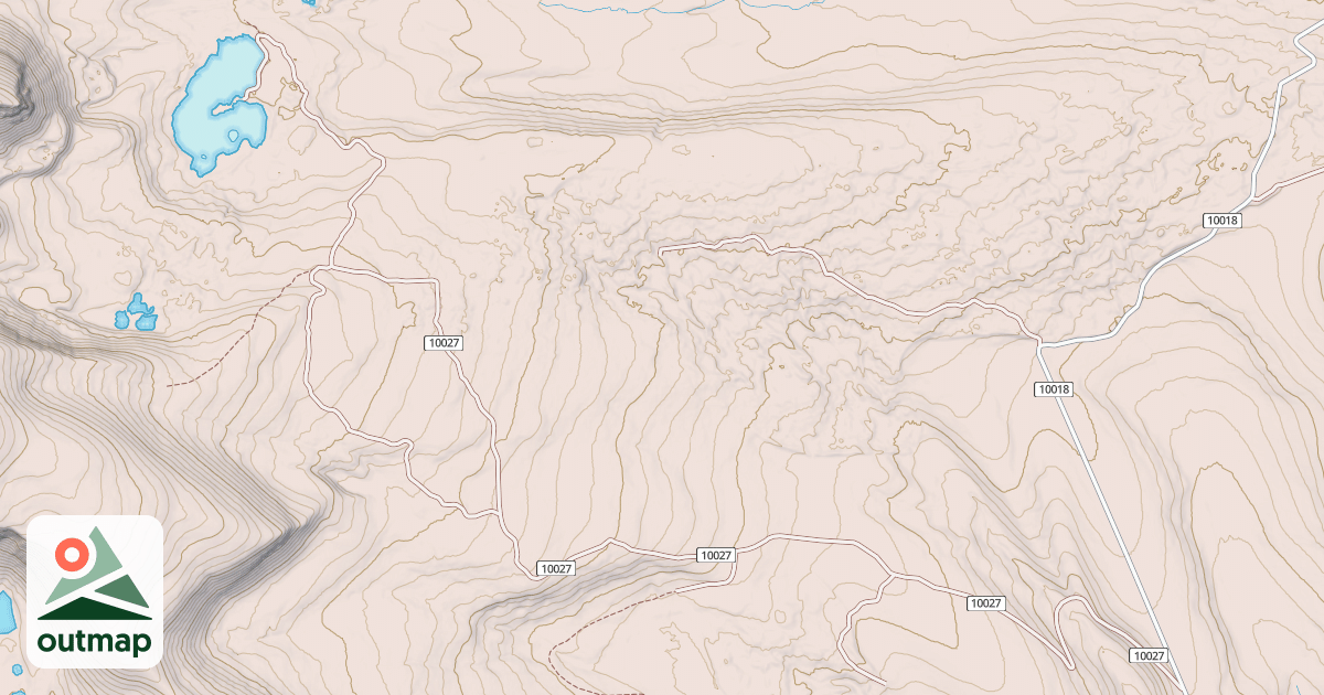 Map of ASHLEY-TWIN LAKES LOOP