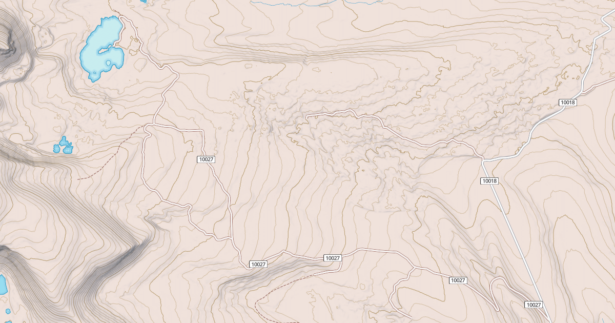 Map preview of ASHLEY-TWIN LAKES LOOP