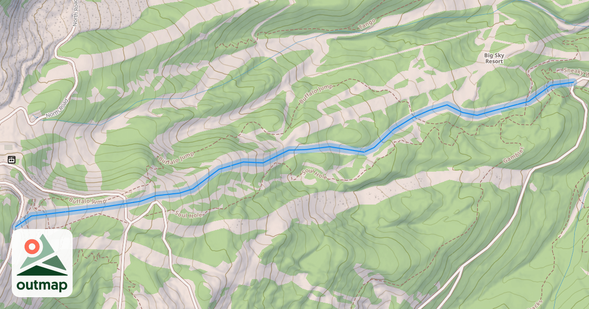Map of Calamity Jane