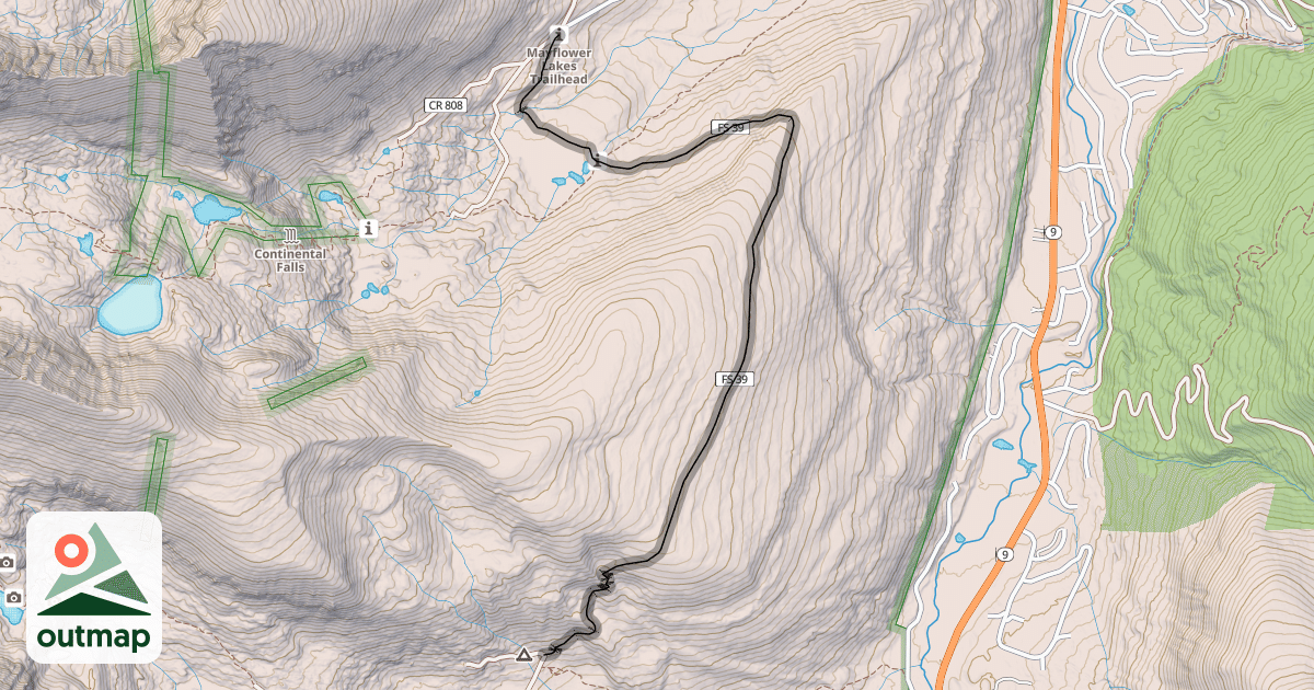 Map of Wheeler Trail