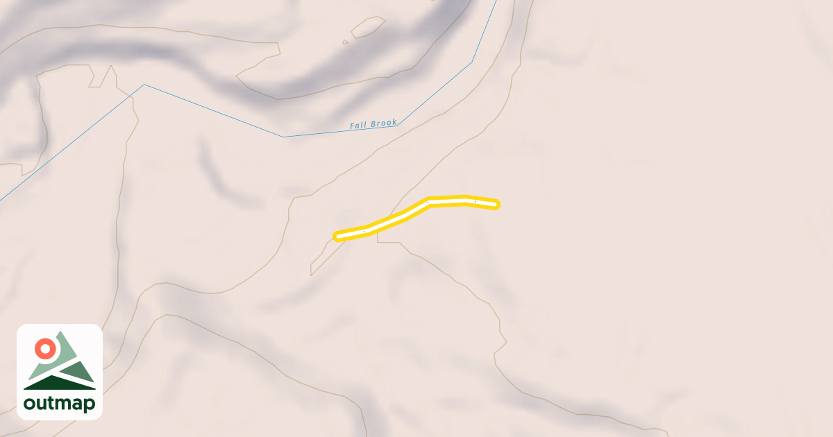 Map of Fall Brook