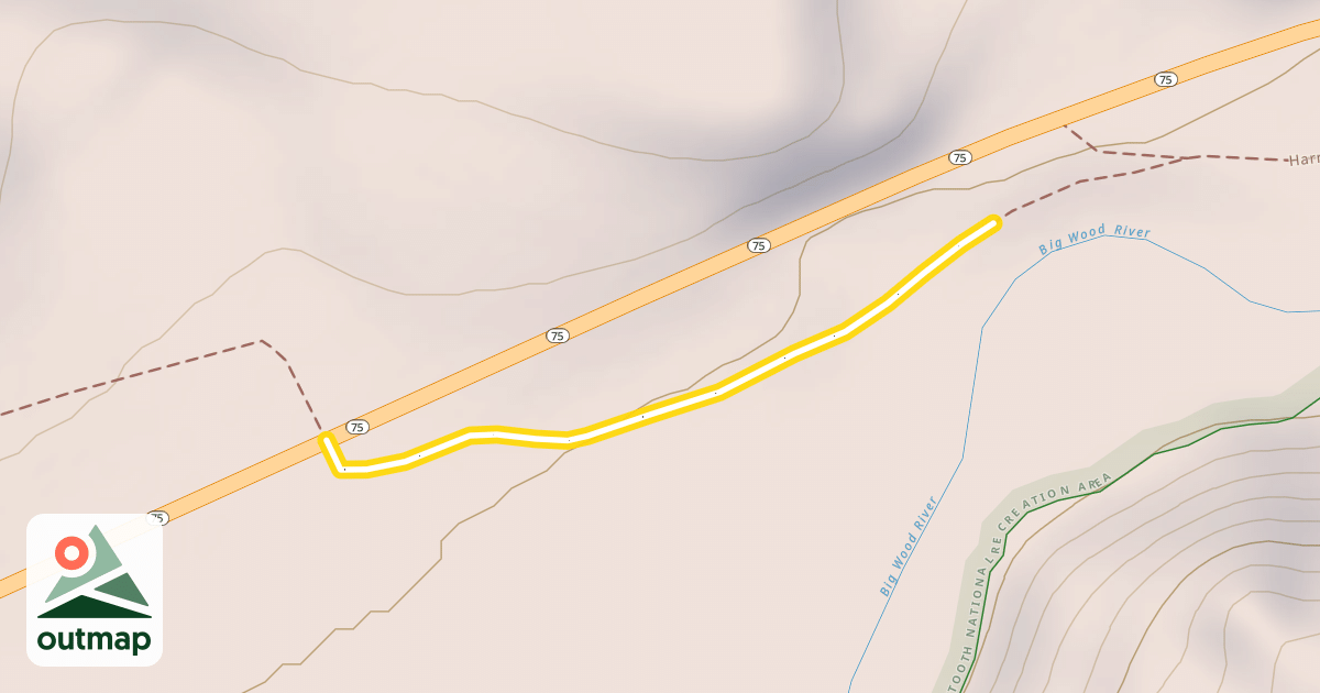 Map of Harriman Trail