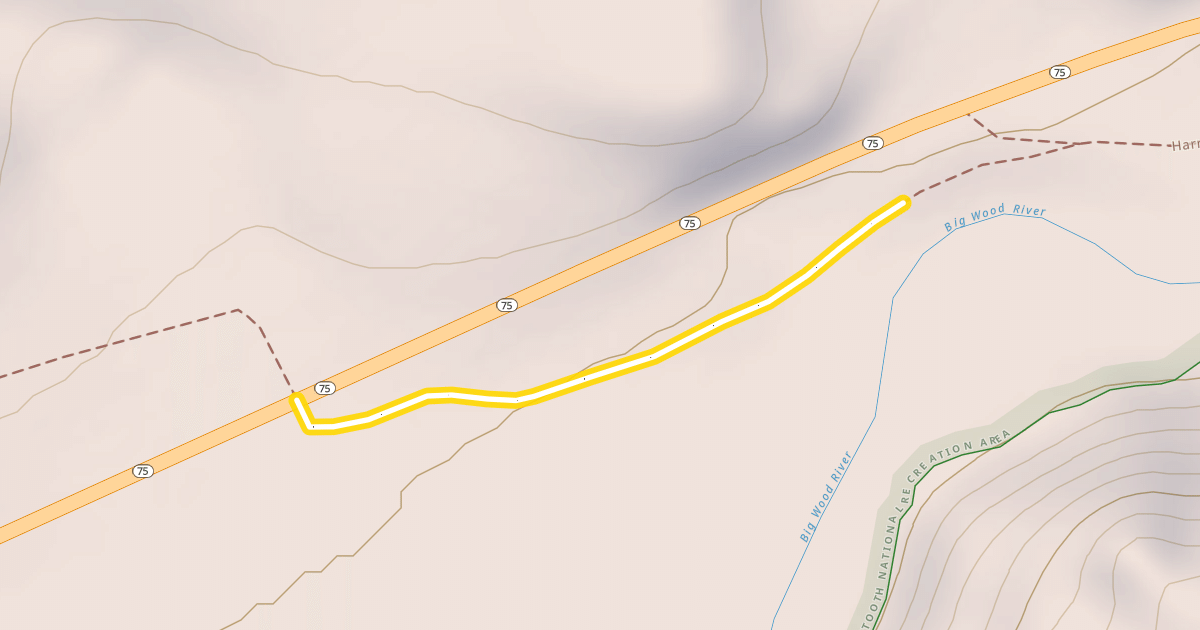 Map preview of Harriman Trail