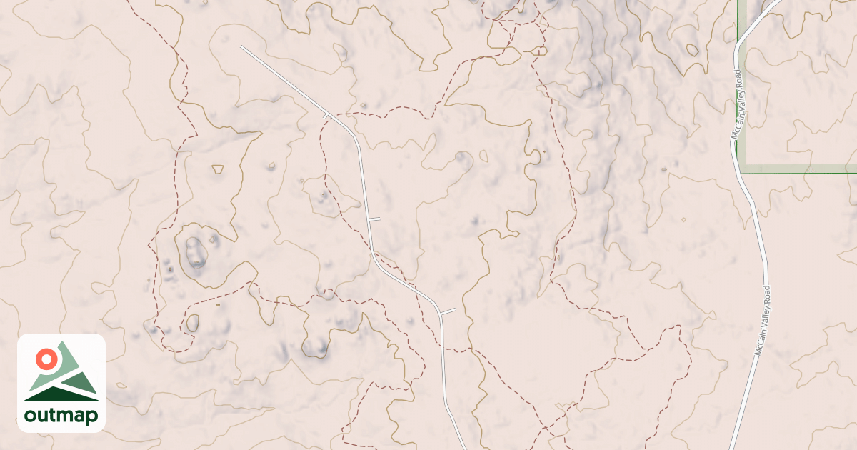 Map of Big Rock Trail