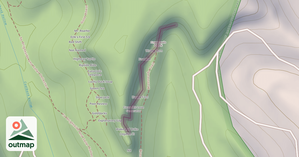 Map of The Crossroads