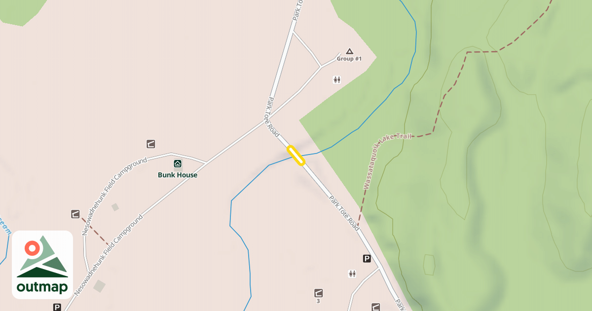 Map of Park Tote Road