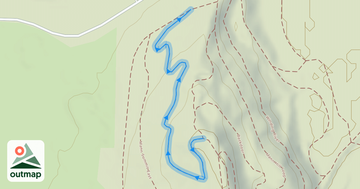 Map of Big Fire North