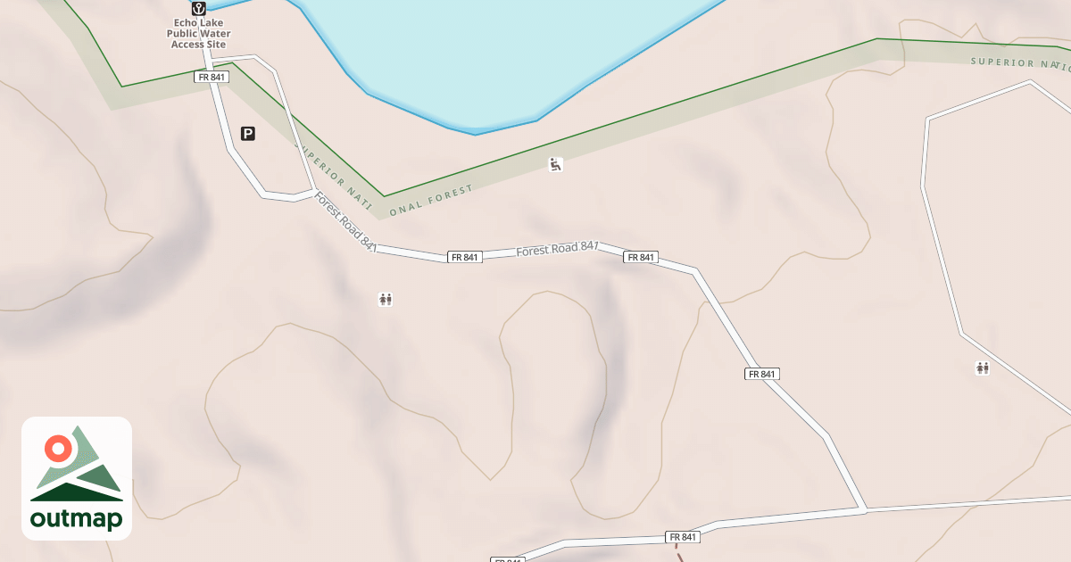 Map of ECHO LAKE BOAT LANDING