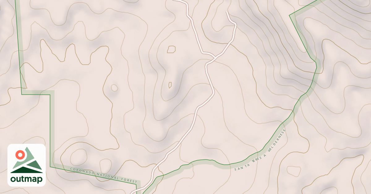 Map of COPPER CANYON SPRING
