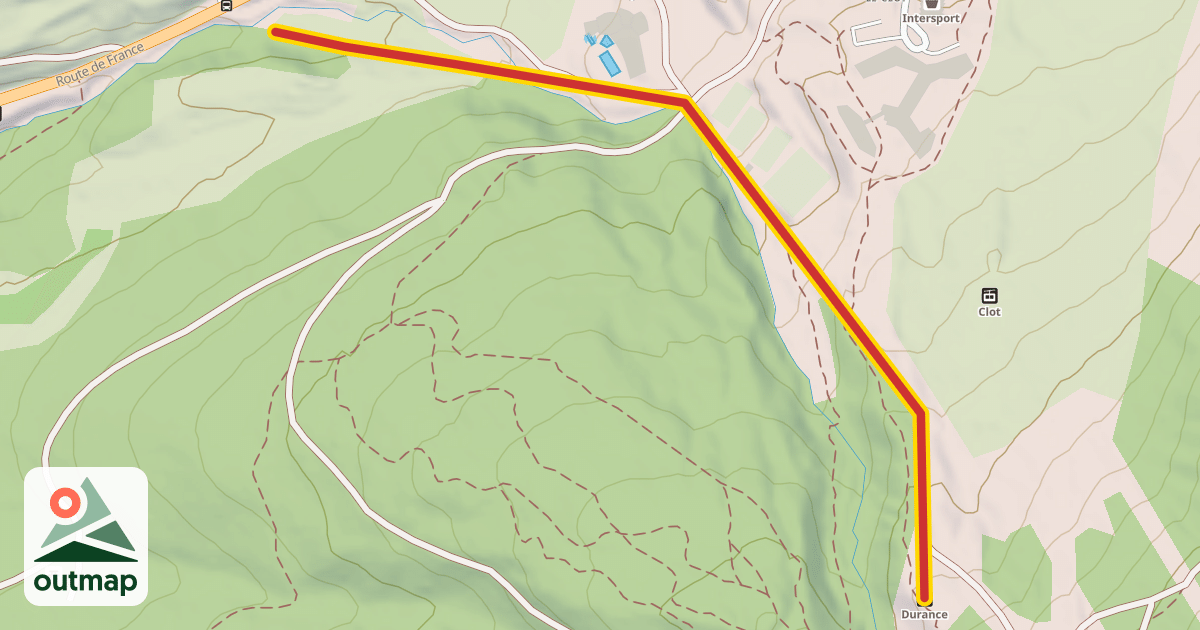 Map of Durance