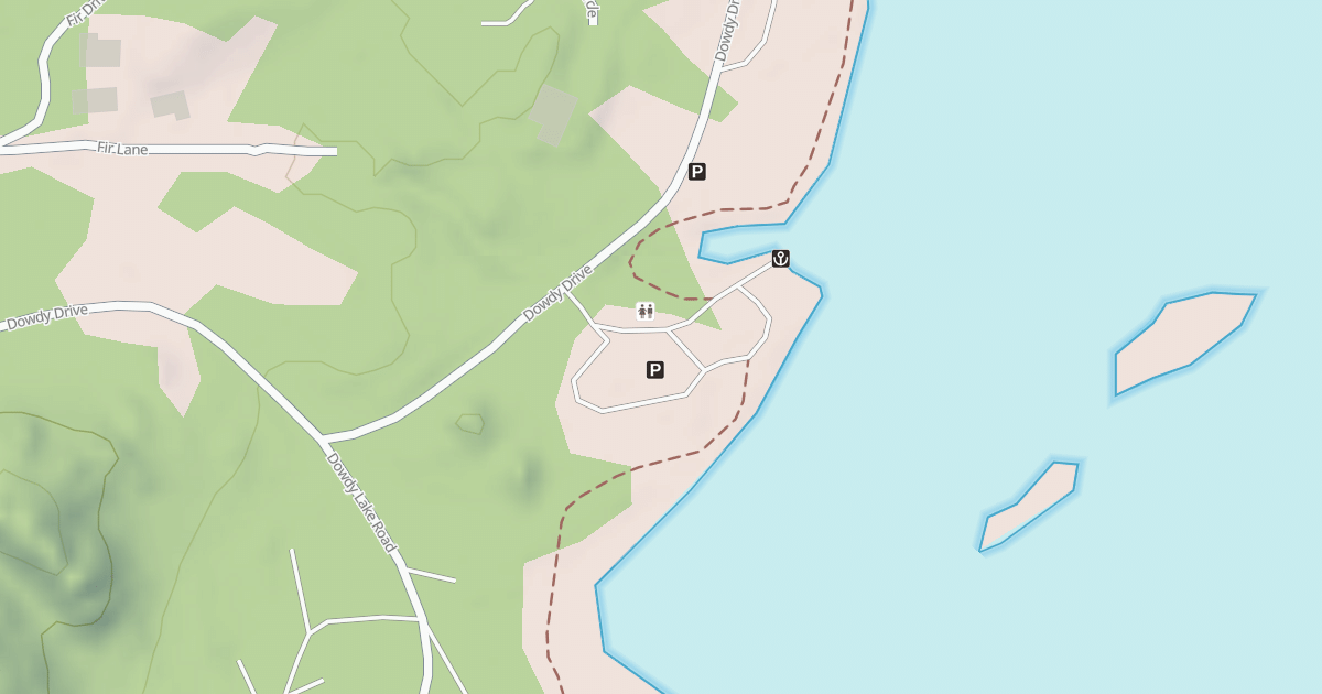 Map preview of BOAT RAMP