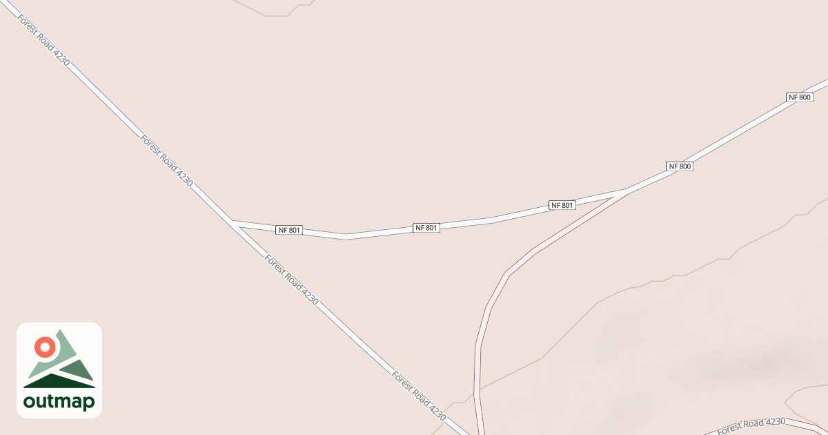 Map of USFS Motor Vehicle Use Map Roads {61010F28-6CCA-4D89-B74E-1C5679B9513E}