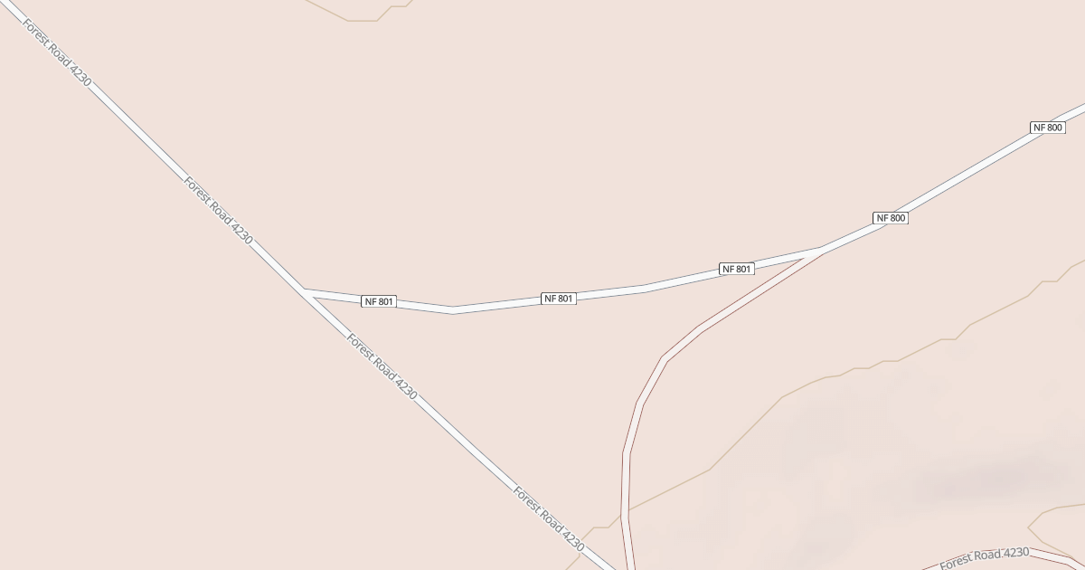 Map preview of USFS Motor Vehicle Use Map Roads {61010F28-6CCA-4D89-B74E-1C5679B9513E}