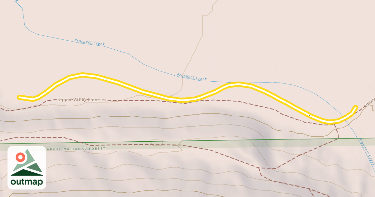 Map of Upper Valley Floor