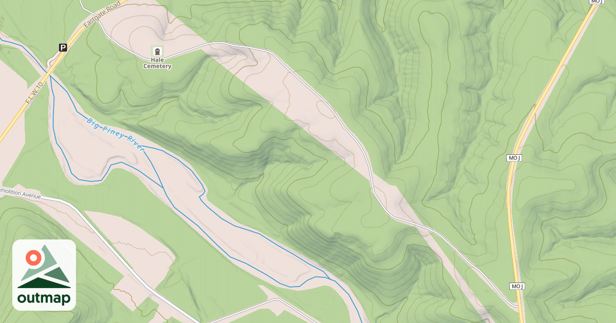 Map of HALE CEMETERY