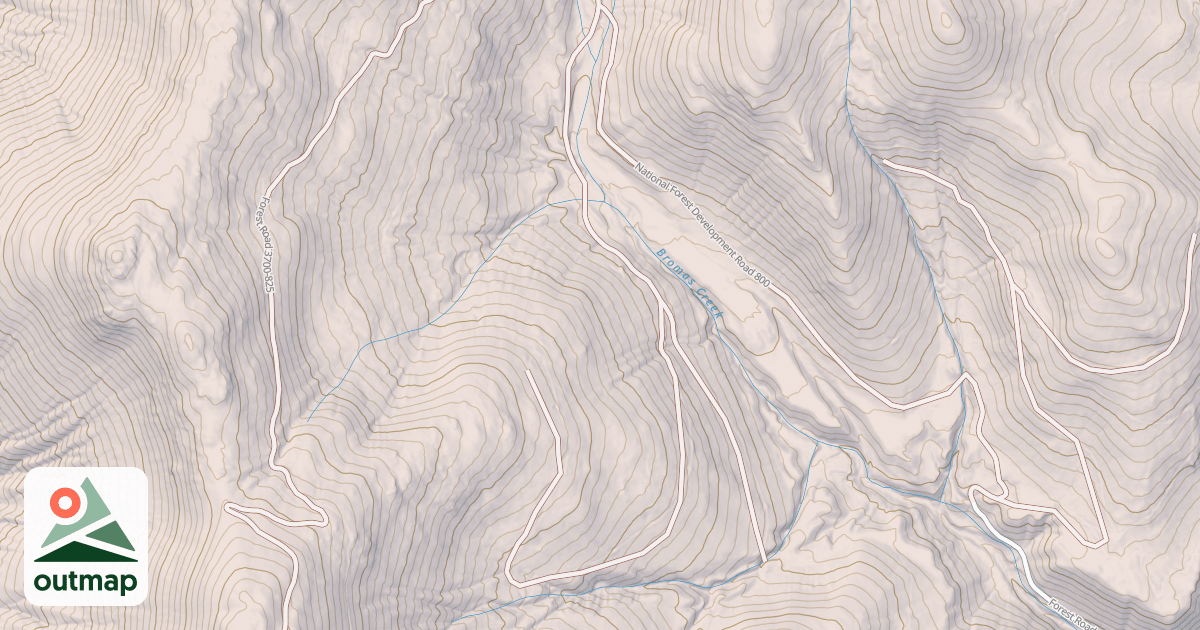 Map of BUTTE BUGS SALVAGE FY 90
