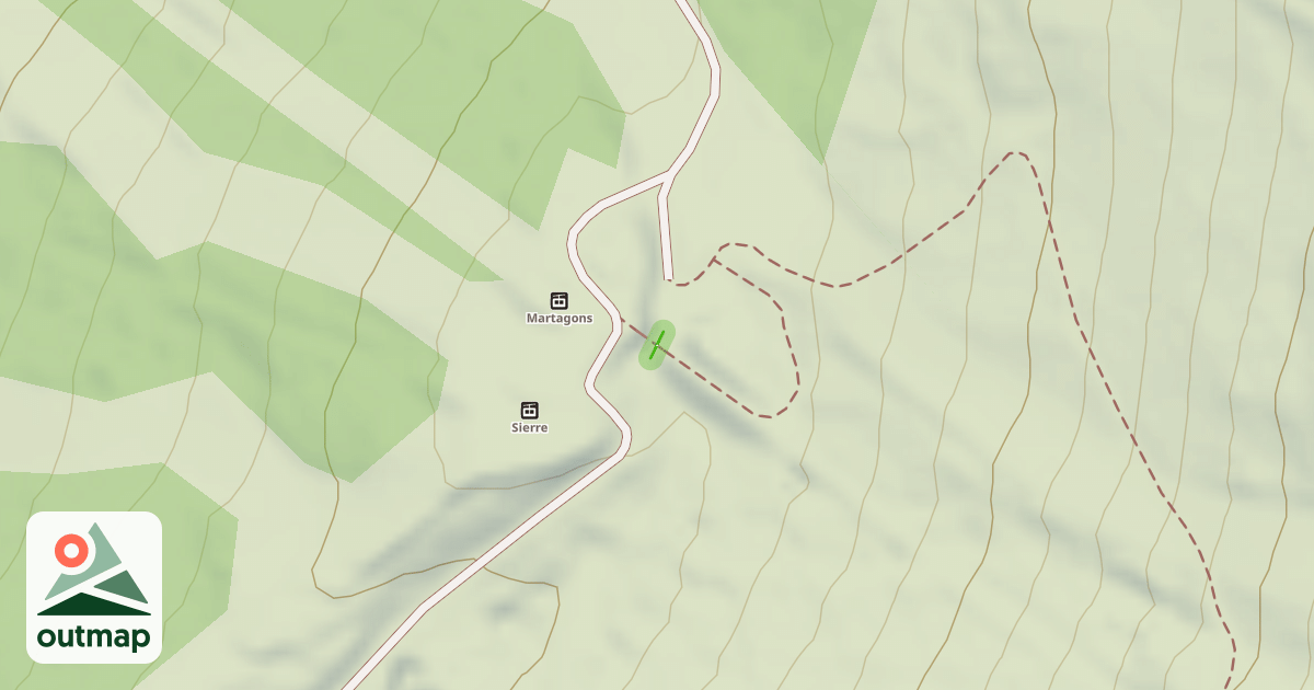Map of Chamois