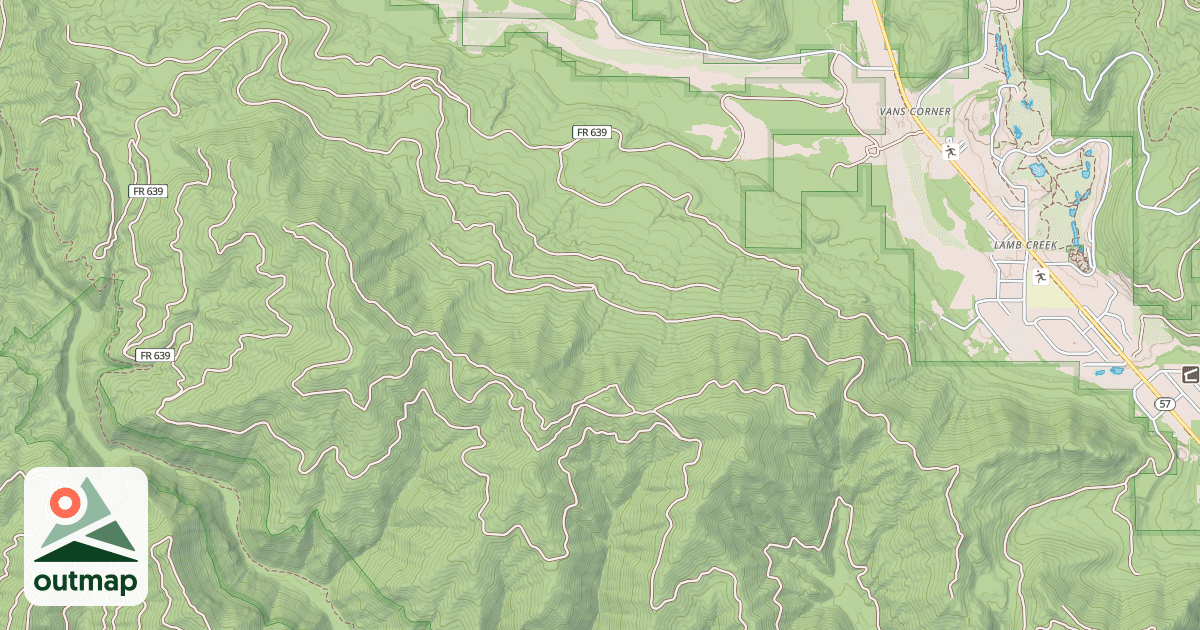 Map of LAMB CREEK C