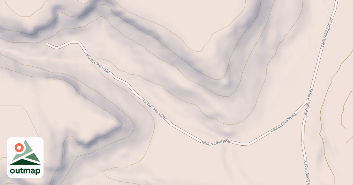 Map of ROUND CAVE