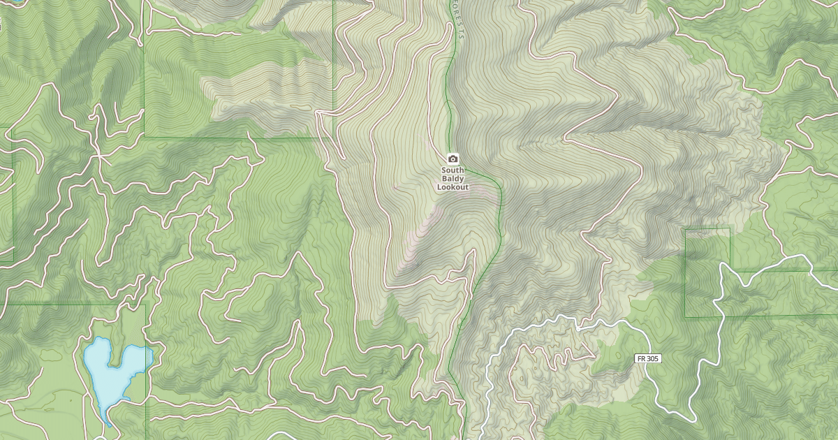 Map preview of SOUTH BALDY