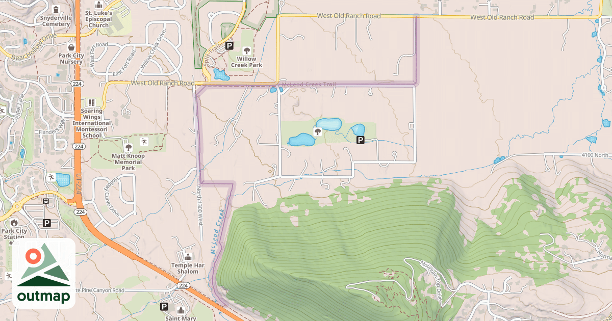 Map of McLeod Creek Trail