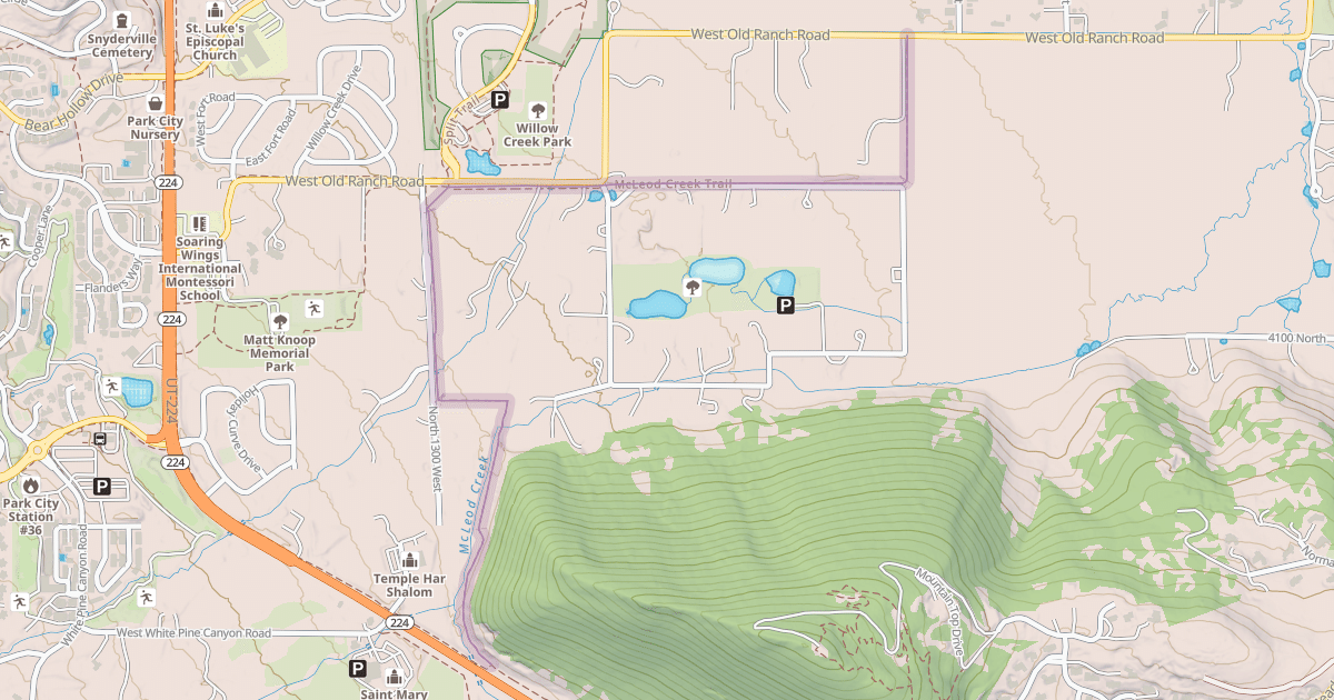 Map preview of McLeod Creek Trail