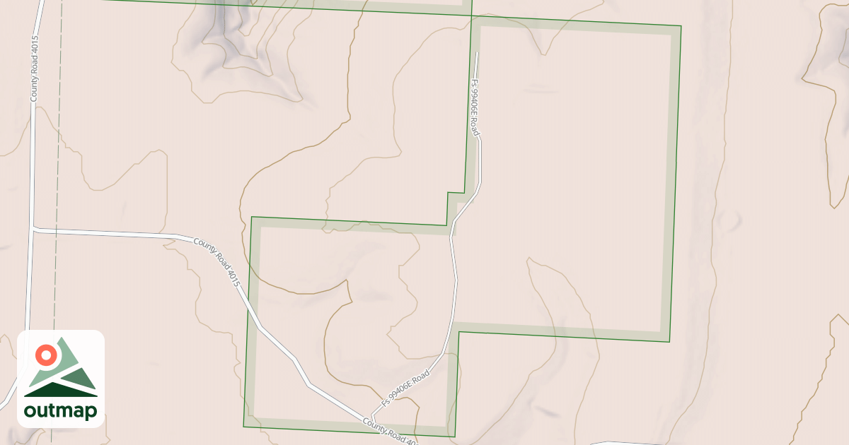 Map of USFS Motor Vehicle Use Map Roads {D3E12A7E-703B-4290-AACE-5667B50FAE5E}