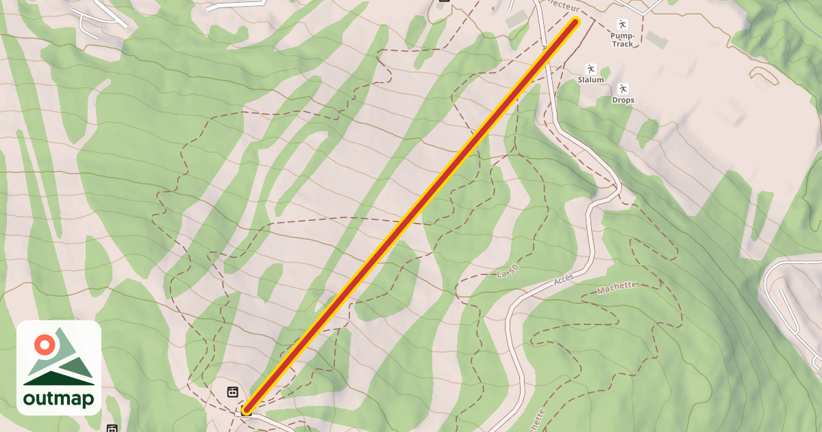 Map of Le Piedmont