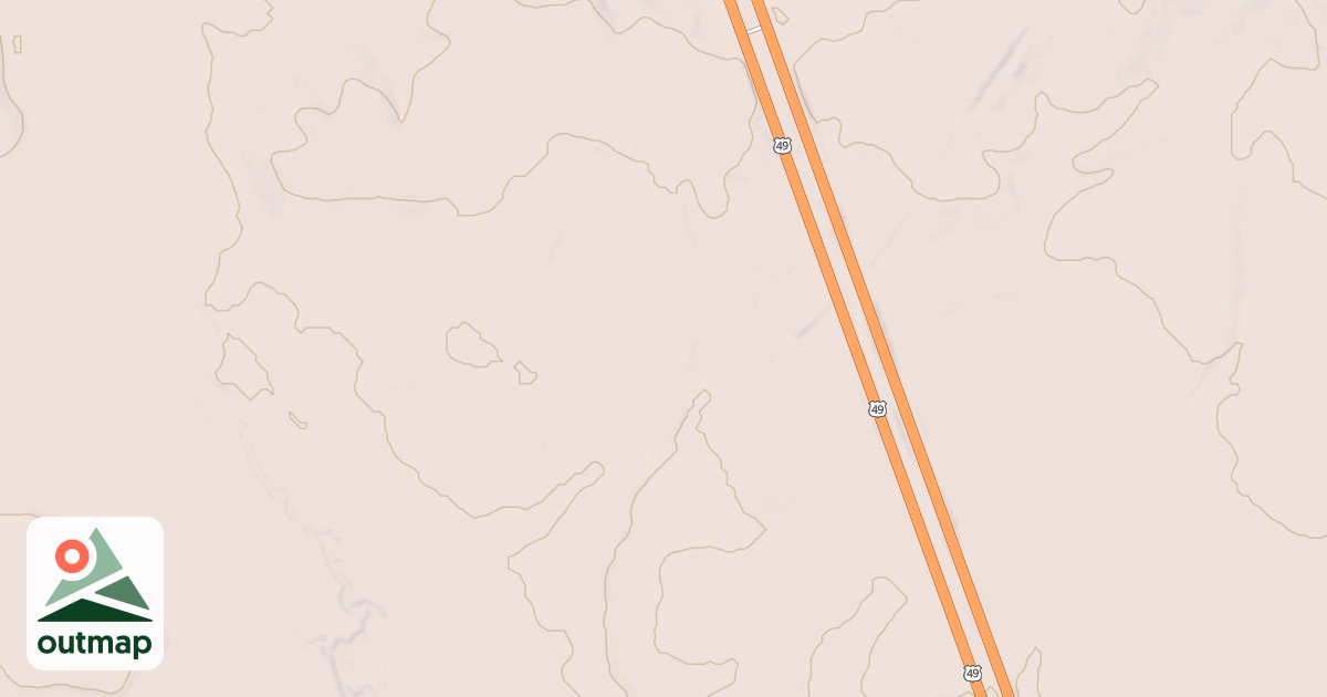 Map of USFS Motor Vehicle Use Map Roads {04C6FE20-26A7-47AE-B8F0-373A12F6A99A}