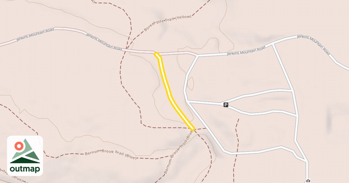 Map of Logger's Loop (Olive)