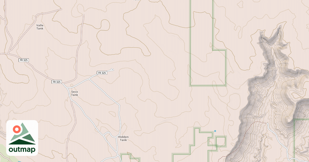 Map of USFS National Forest System Roads {B9C040C7-2D75-4999-BB90-B335002B321F}