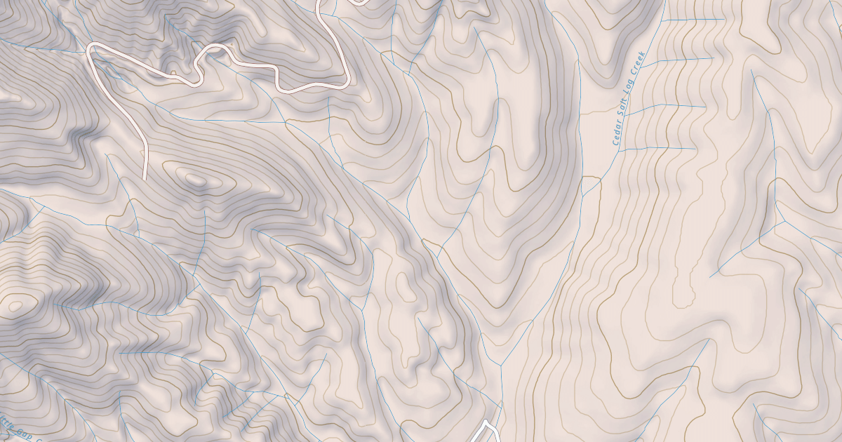 Map preview of CEDAR SALT IRON CANYON EA